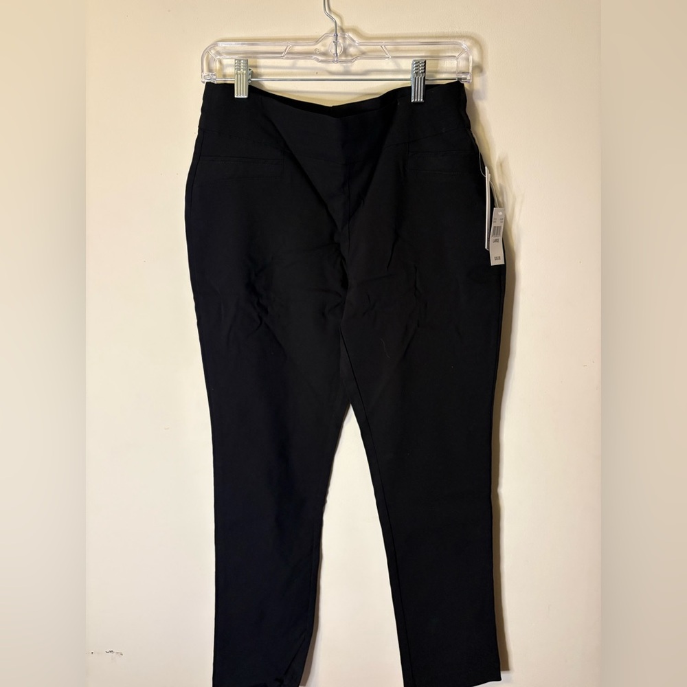 Black High-Waisted Business Pants